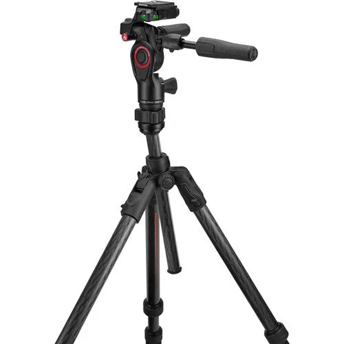 Manfrotto Befree GT PRO Carbon Fiber Travel Tripod with 3-Way Pan/Tilt Head - Image 4