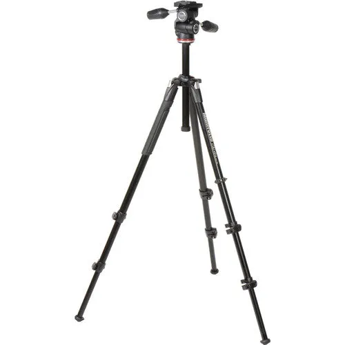 Manfrotto MK290XTA3-3WUS 290 Xtra Aluminum Tripod with 804 3-Way Pan/Tilt Head - Image 3