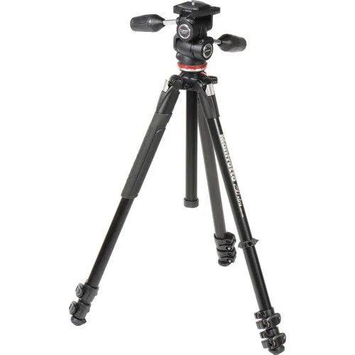 Manfrotto MK290XTA3-3WUS 290 Xtra Aluminum Tripod with 804 3-Way Pan/Tilt Head - Image 4