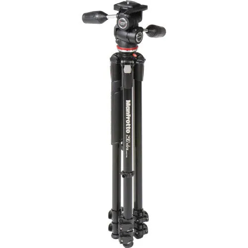 Manfrotto MK290XTA3-3WUS 290 Xtra Aluminum Tripod with 804 3-Way Pan/Tilt Head - Image 5