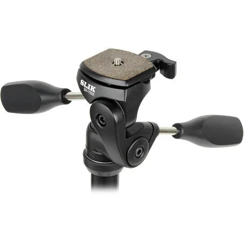 Slik Pro 400 DX Tripod with SH-705E 3-Way, Pan-and-Tilt Head - Image 5