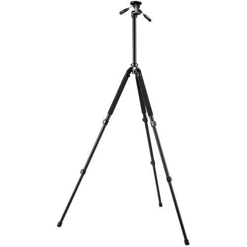 Slik Pro 700 DX Tripod with 700DX 3-Way, Pan-and-Tilt Head (Black) - Image 4